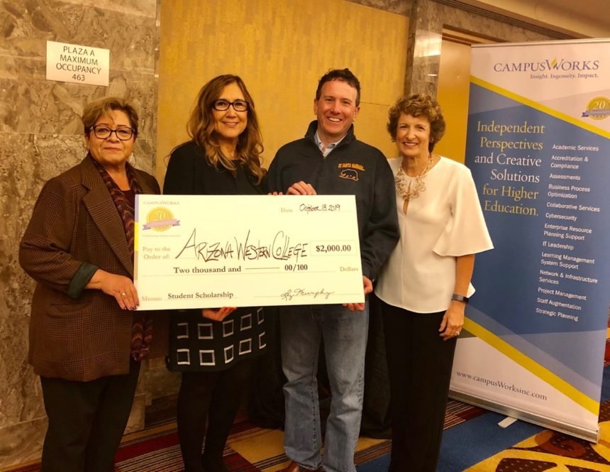 Arizona WesternCollege Receives Scholarship from CampusWorks