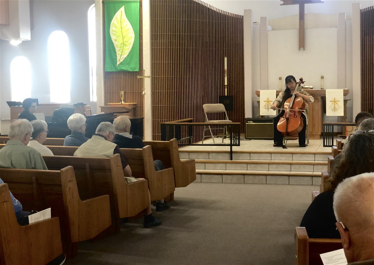 Lily McNair plays Sonata in G Minor for cello
