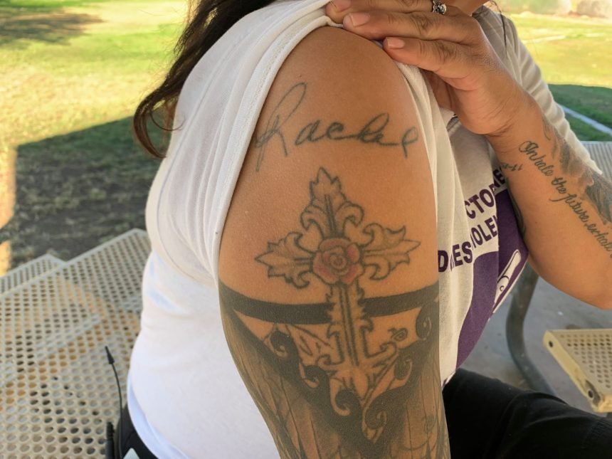 Rayna Villasenor tattooed her mothers name