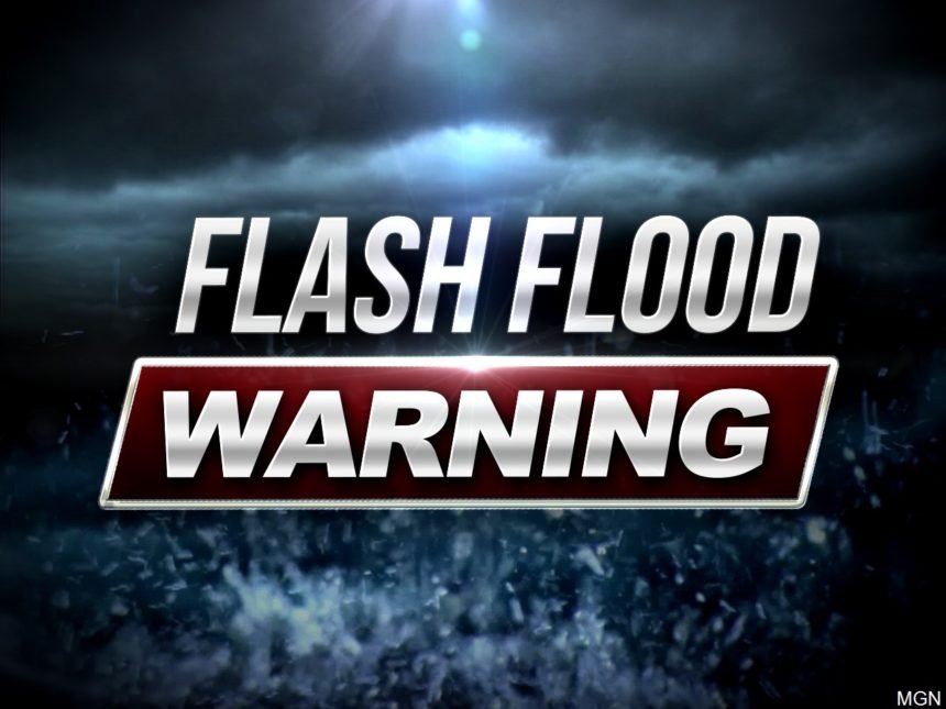 Flash flood warning