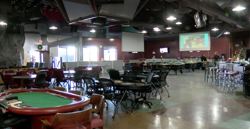 Poker tables at SMP