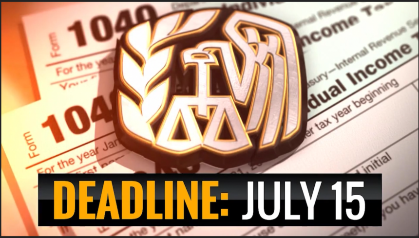 Federal And State Tax Filing Deadlines Now July 15th Kyma