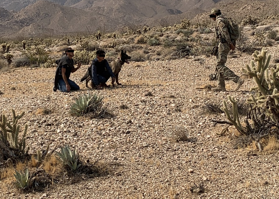 Border Patrol agents rescue two lost individuals in the desert - KYMA