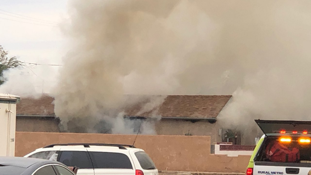 Update Rural Metro douses house fire in Yuma KYMA