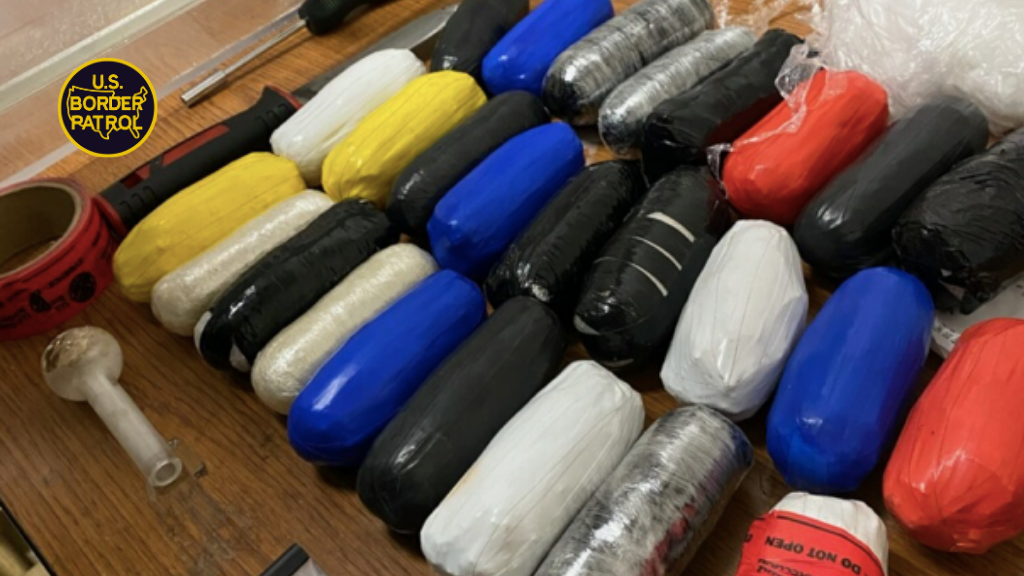 7.73 pounds of methamphetamine USBP says it seized at the Highway 86 checkpoint