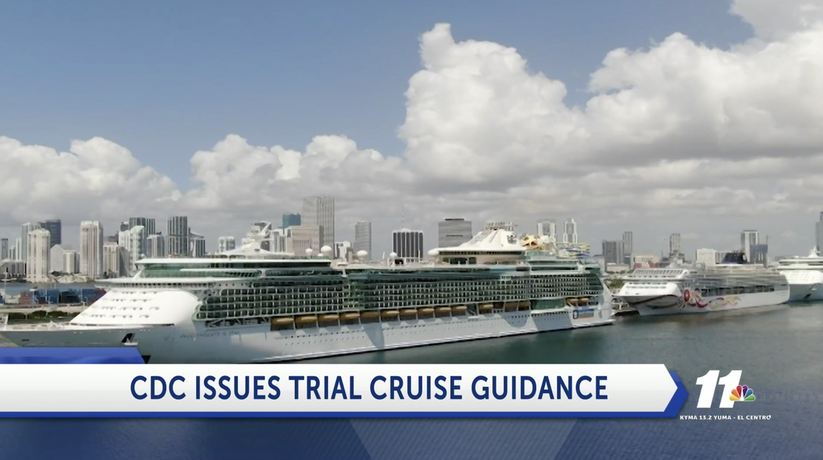 CDC Issues Test Cruise Guidance For Cruise Lines - KYMA