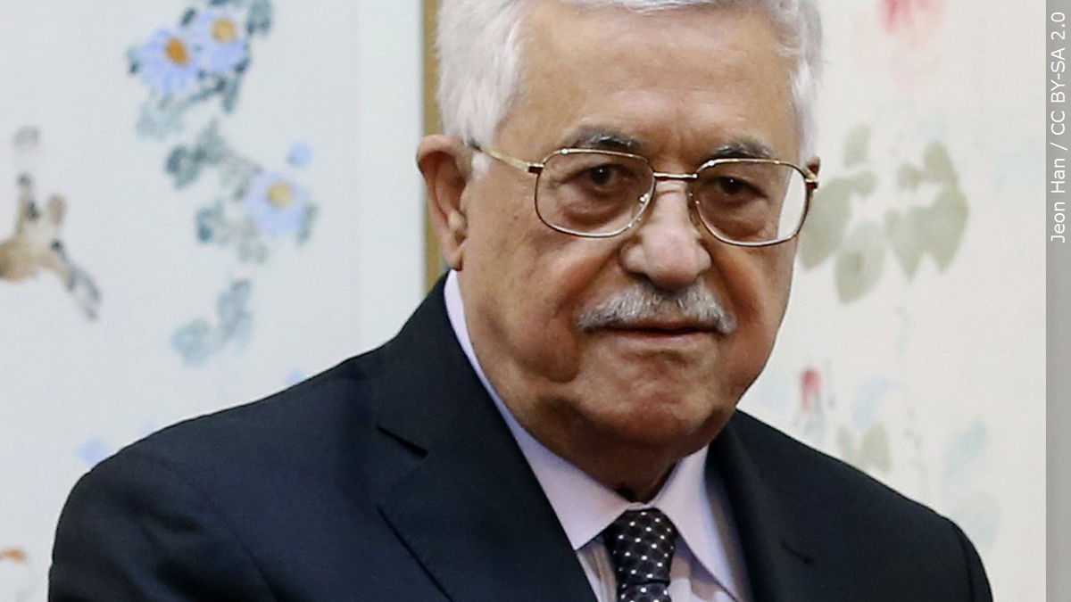 Palestinian president Mahmoud Abbas