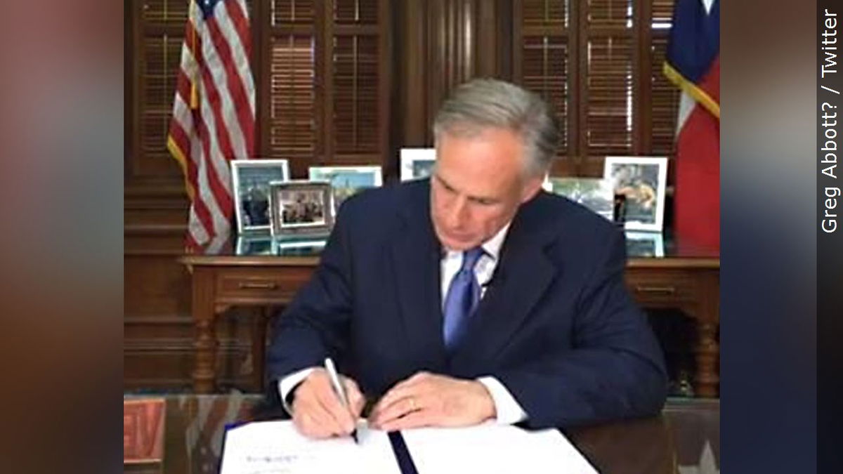 Gov. Greg Abbott, (R-Texas)