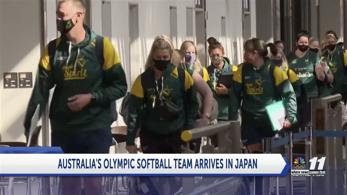 Countdown To Tokyo Australian Softball Team Arrives In Japan Kyma