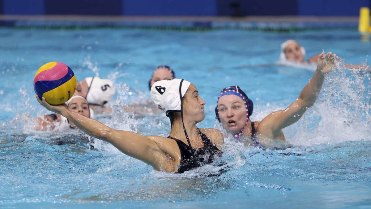 U.S. vs. ROC in water polo Group B preliminary match