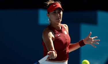 Belinda Bencic at the 2020 Tokyo Olympics