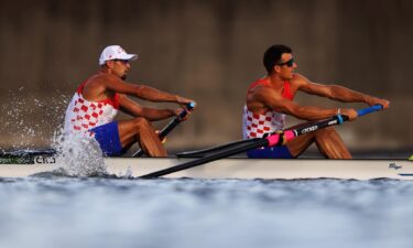 Valent Sinkovic and Martin Sinkovic in action