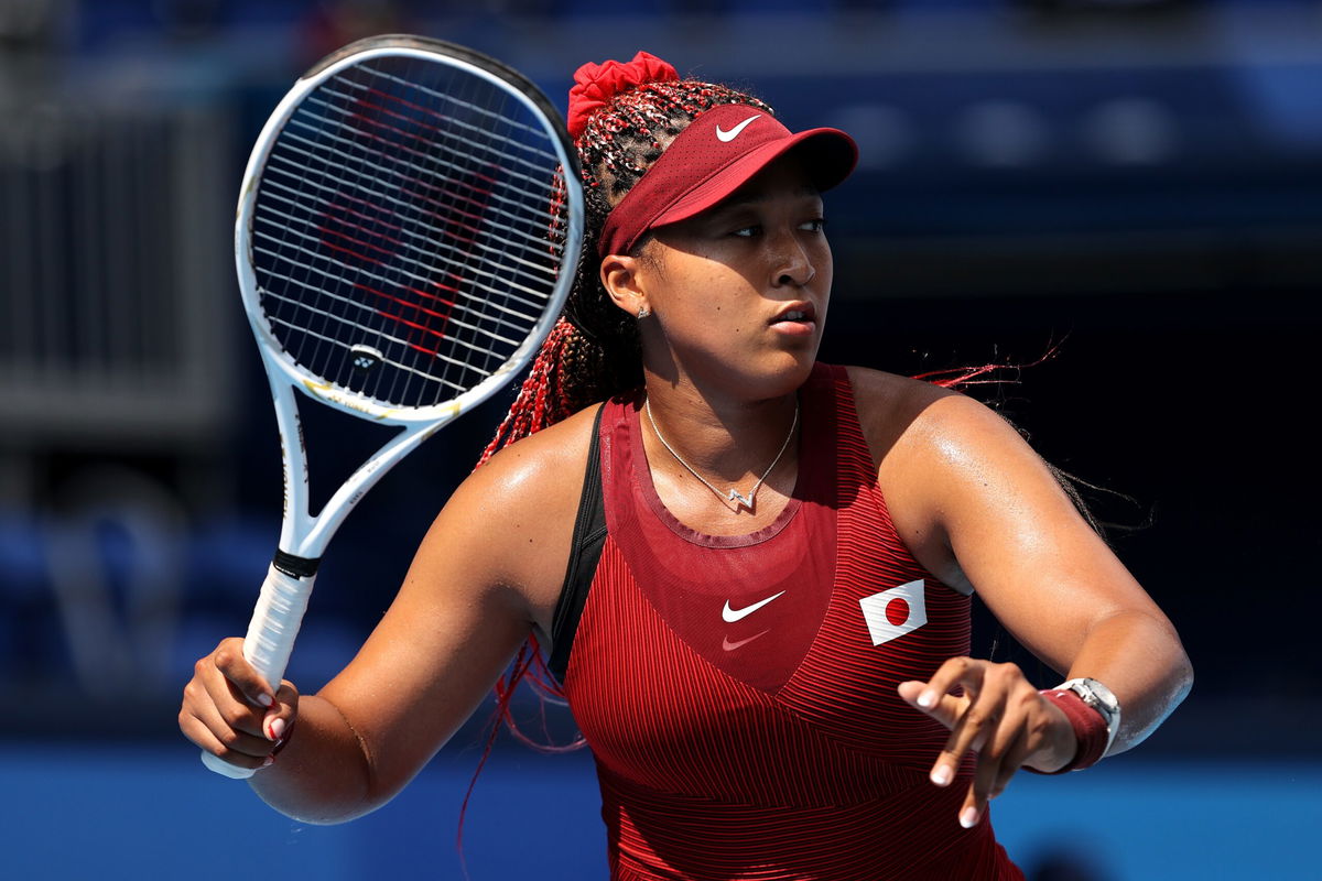 Naomi Osaka at the 2020 Tokyo Olympics