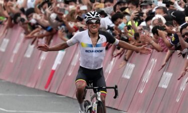 Ecuador's Carapaz wins men's road race gold