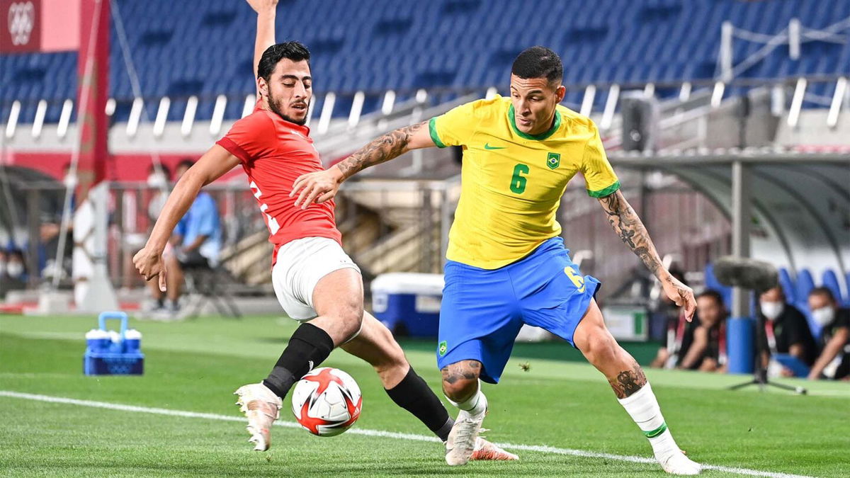 Brazil pushes past Egypt 1-0 to advance to semifinals