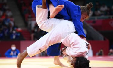 Nora Gjakova of Kosovo wins first judo gold medal