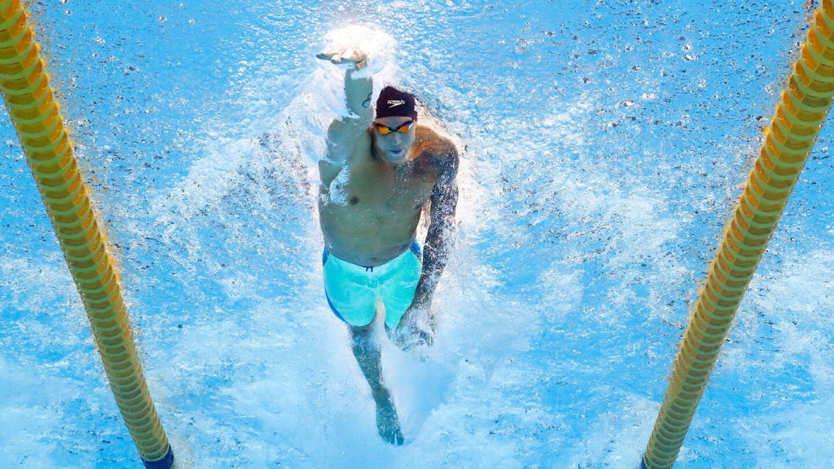 Caeleb Dressel off to strong start in 50m freestyle