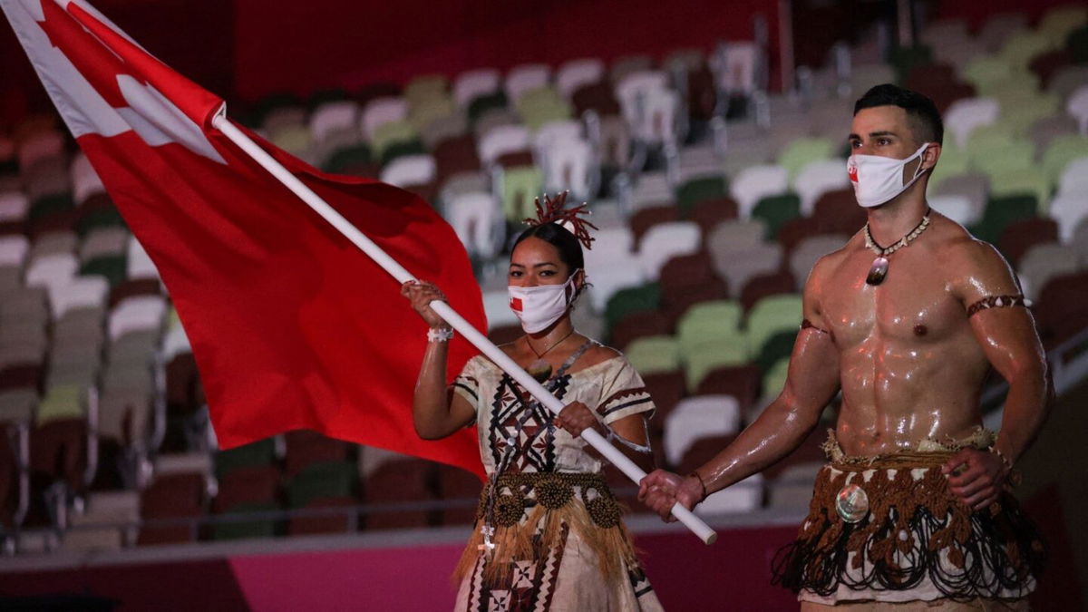 Tonga's famous flagbearer