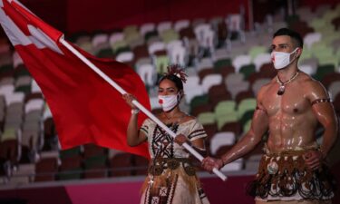 Tonga's famous flagbearer