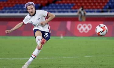 Megan Rapinoe scored the clinching penalty kick as the United States women's national team outlasted the Netherlands for a spot in the Olympic women's soccer semifinals.