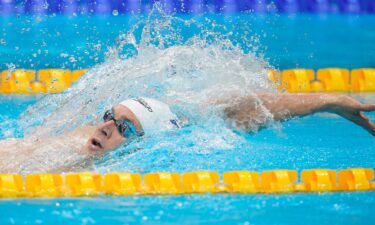 Ryan Murphy (USA) in the men's 200m backstroke heats