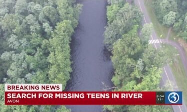 Officials gave an update on the search and recovery mission for two missing teens in the Farmington River.