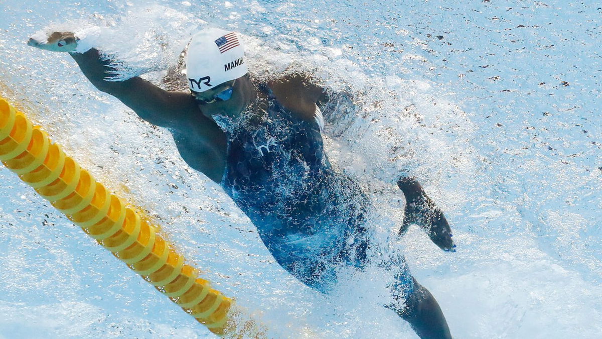 Simone Manuel at the 2020 Tokyo Olympics