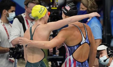 Katie Ledecky Ariarne Titmus Swimming