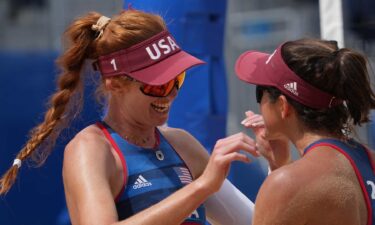 Americans Kelly Claes and Sarah Sponcil were tested in their Olympic debut