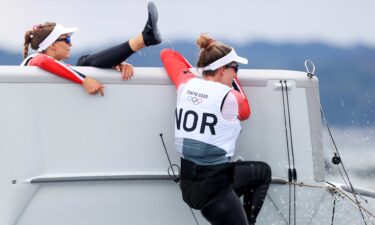 Helene Naess and Marie Ronningen of Team Norway