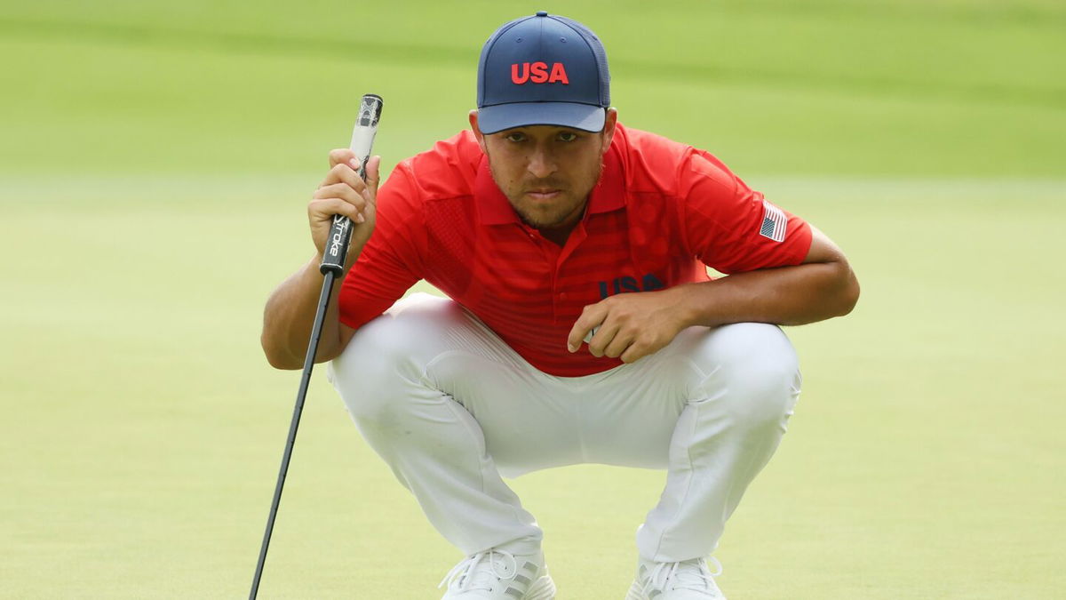 Xander Schauffele at the 2020 Tokyo Olympics