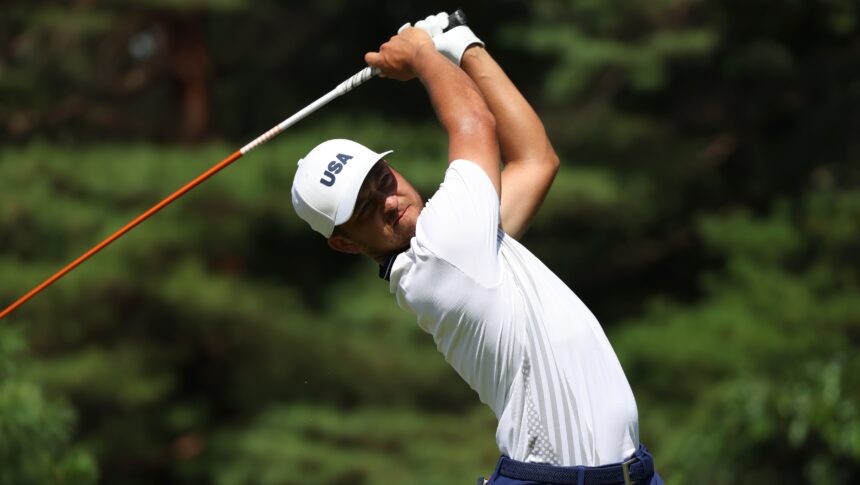 Xander Schauffele at the 2020 Tokyo Olympics