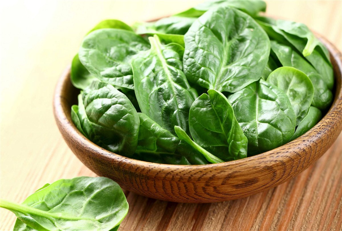 <i>Shutterstock</i><br/>Spinach is loaded with antioxidants and vitamins such as folate