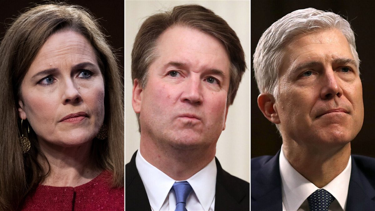 <i>Getty Images</i><br/>The three appointees of former President Donald Trump have together sealed the Supreme Court's conservatism for a generation