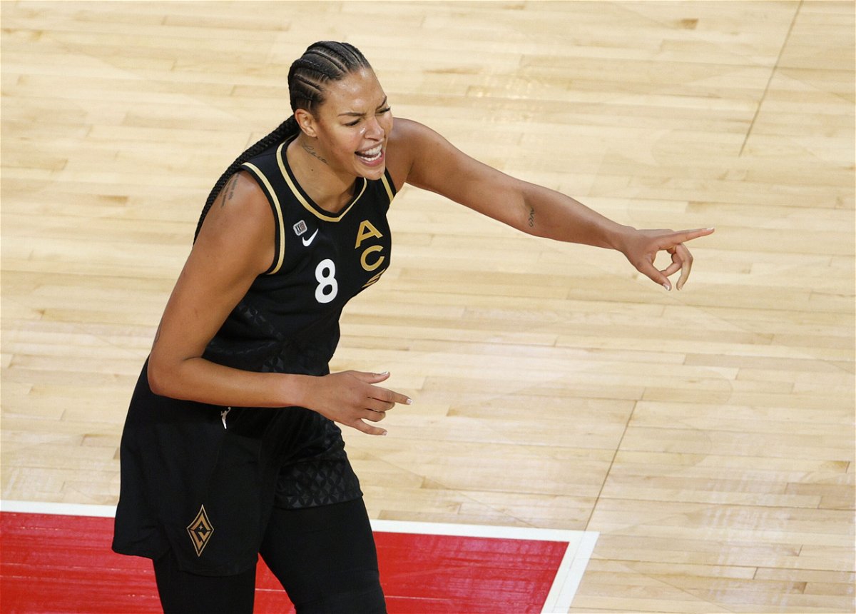 <i>Ethan Miller/Getty Images North America/Getty Images</i><br/>Las Vegas Aces star Liz Cambage has withdrawn from the Tokyo Olympics.