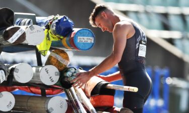 Kurtis Marschall in April at the Australian Track & Field Championships.