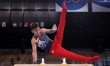 Yul Moldauer hits 14.366 pommel horse routine