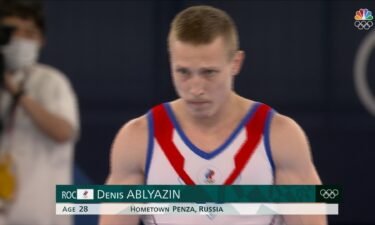 Denis Ablyazin's solid floor routine in team final