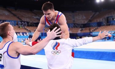 Artur Dalaloyan's gritty floor routine in team final