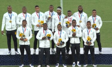 Fiji's emotional men's rugby medal ceremony