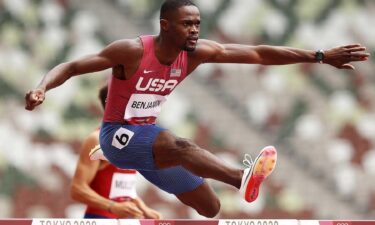 Benjamin cruises to 400m hurdles first-round heat victory