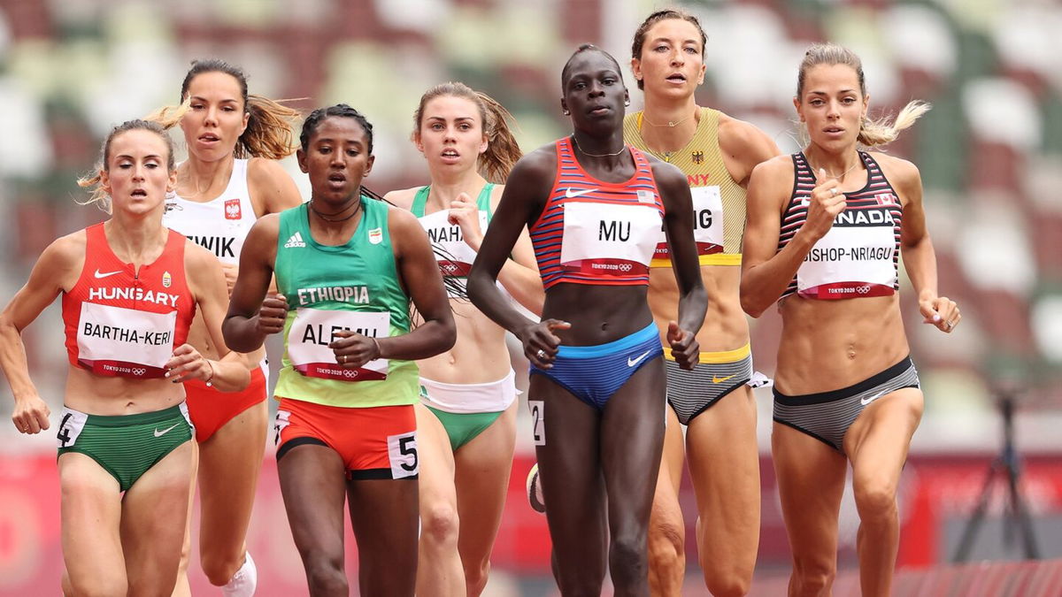 U.S. women's 800m trio Mu