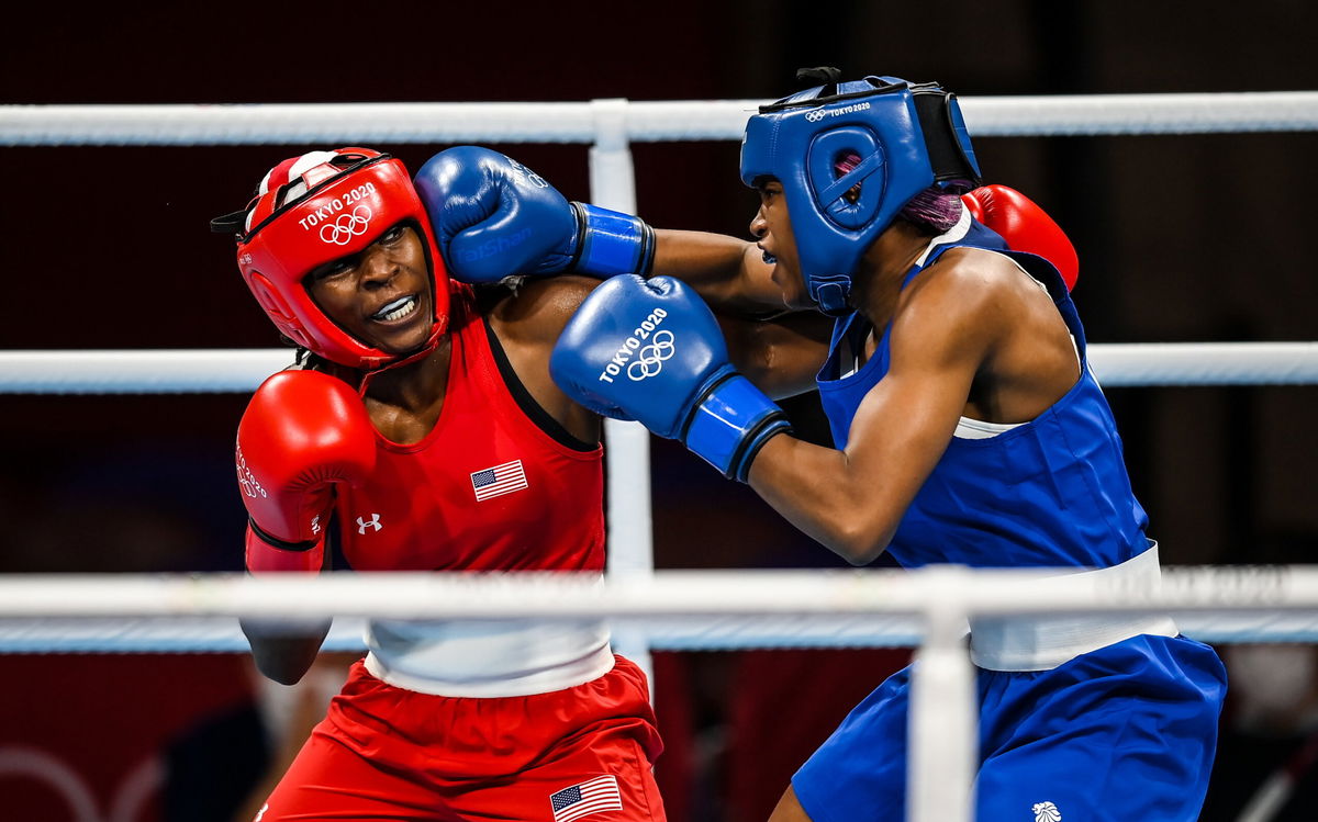 USA's Ellis falls to GBR's Dubois in Round of 16 boxing