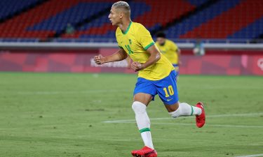 Brazil's Richarlison scores first-half hat trick vs. Germany