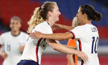 Sam Mewis gets USWNT level against Netherlands