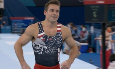 Sam Mikulak strong once again on parallel bars