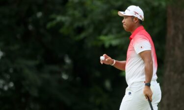 Hideki Matsuyama's 7th hole birdie