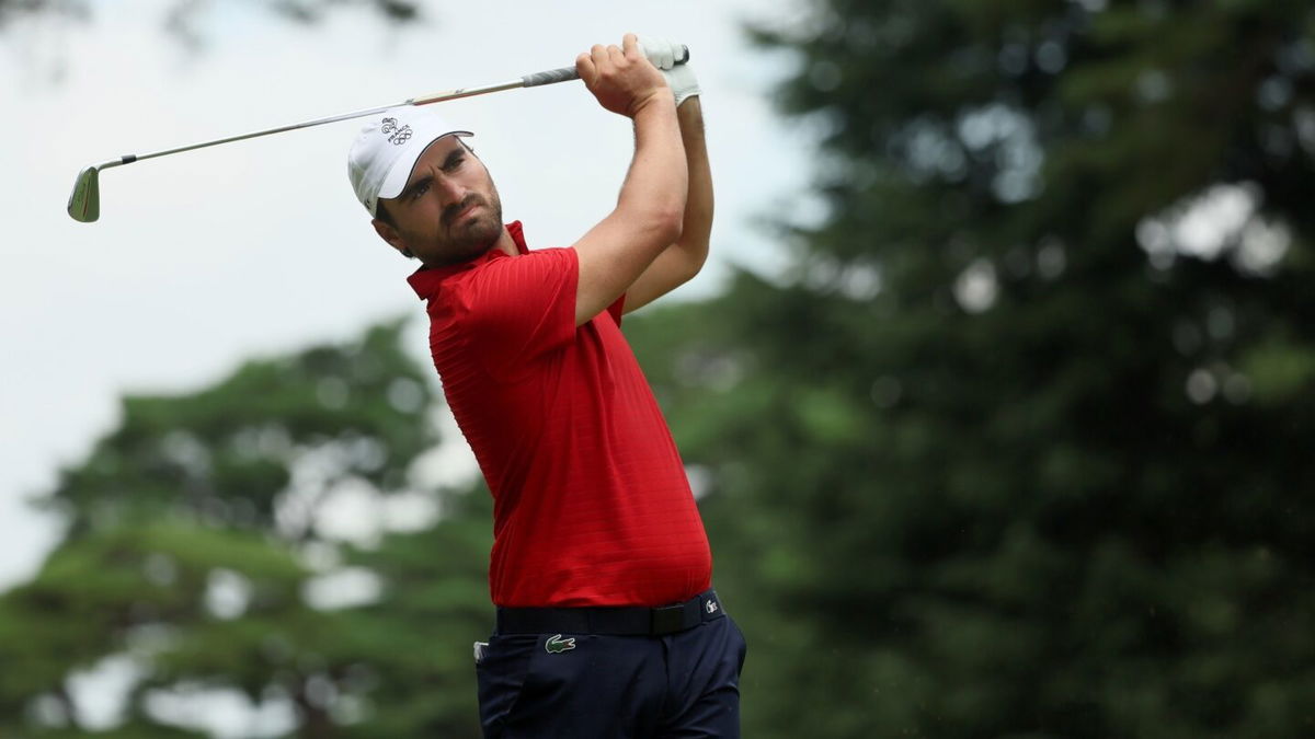 Frenchman finishes long eagle putt