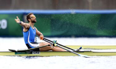 Greece's Ntouskos scores gold in men's single sculls