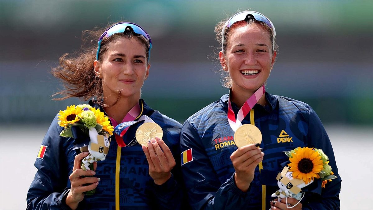 Romania wins first gold of Tokyo regatta in women's double
